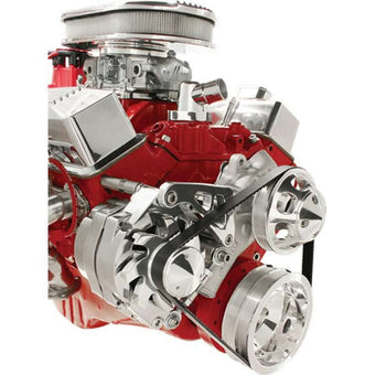 compare product Billet Specialties Bracket Alternator Mid Mount SBC Long WP
