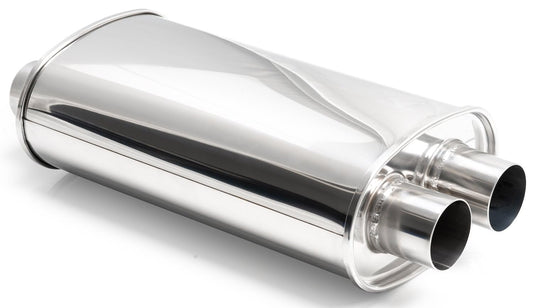 Polished Streetpower Universal Muffler by Vibrant Performance