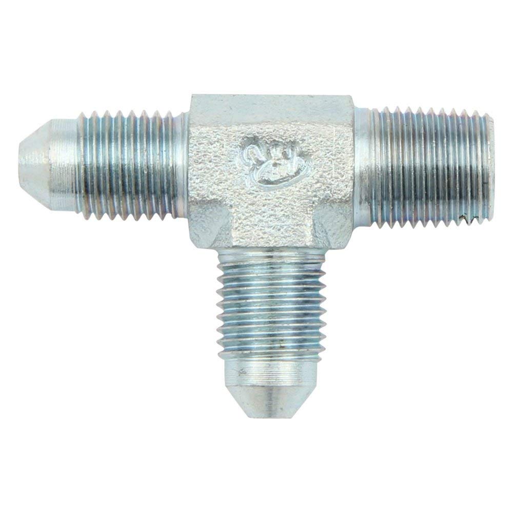Aeroquip FCM2700 Size (3) to 1/8 NPT Steel Male Run Tee