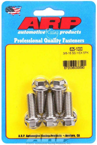 compare product ARP (625-1000) Hex Bolt, Stainless Steel