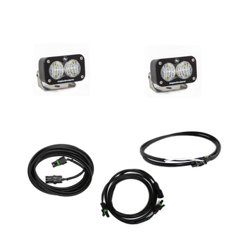 compare product Baja Designs S2 Sport Dual Reverse LED Light Kit for Jeeps Wrangler JL - Wide Cornering Clear Lens (Upfitter Wiring Harness)