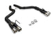 Flowmaster 818164 Outlaw Series Axle-Back Exhaust Kit 3 Inch 409 Stainless Steel with 4 Inch Polished Quad Tips with Valves Compatible with 2024 Ford Mustang GT 5.0L Coyote and 2.3L EcoBoost