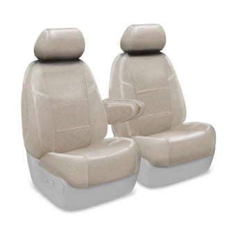 compare product Coverking Custom Fit Front 50/50 Bucket Seat Cover for Select Chevrolet HHR Models - Premium Leatherette Solid (Cashmere)