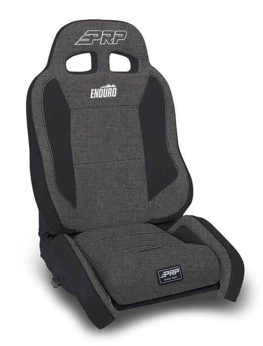 PRP EnduroCrawl Reclining Suspension Seat, Gray Tweed, Passenger Side