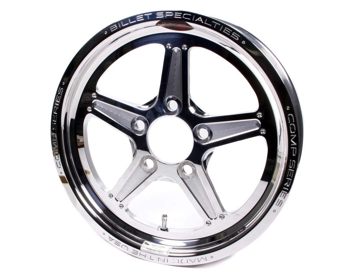 Billet Specialties Comp Series Black Chrome Wheel with Painted Finish (15x3.5"/5x4.75")