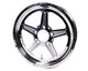 Billet Specialties Comp Series Black Chrome Wheel with Painted Finish (15x3.5"/5x4.75")