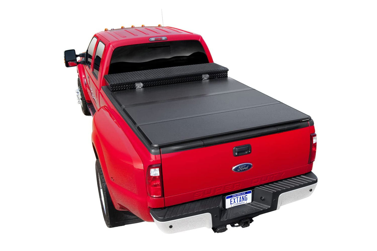 RealTruck Extang Solid Fold 2.0 Toolbox Hard Folding Truck Bed Tonneau Cover | 84480 | Fits 2015 - 2020 Ford F-150 6' 7" Bed (78.9")
