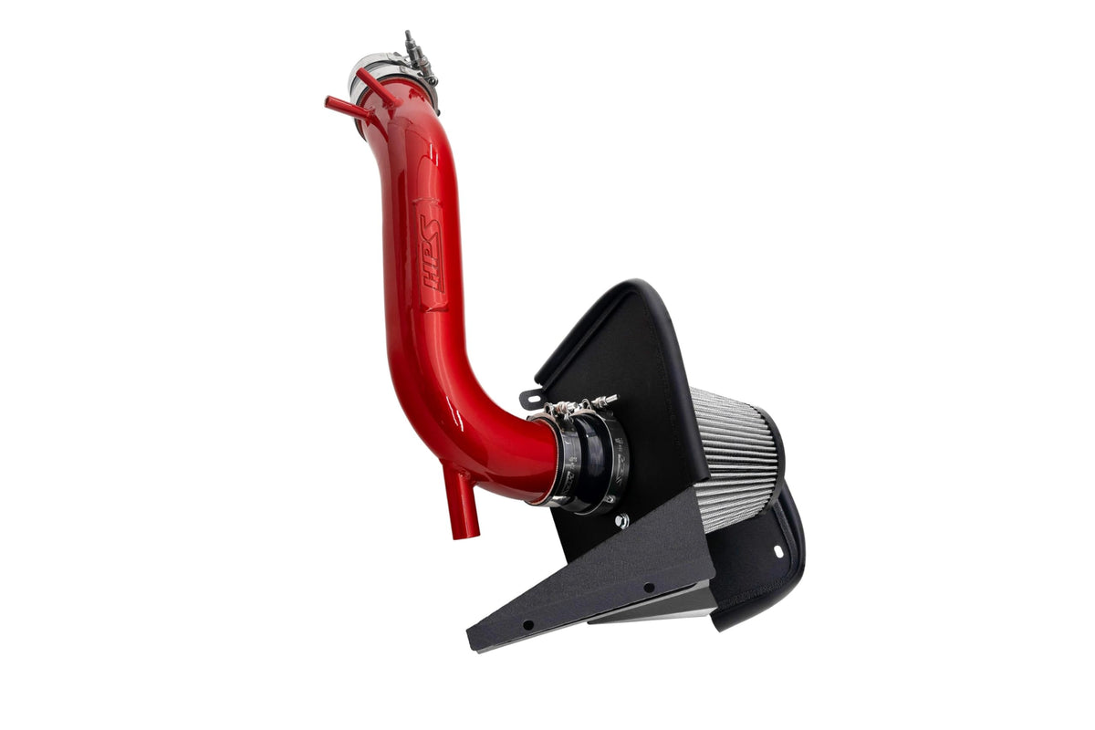 HPS Red Air Intake Kit with Heat Shield Cool Ram Compatible for 2019-2022 Hyundai Veloster N 2.0L Turbo, 827-713R