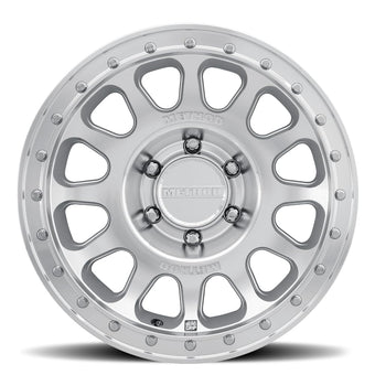 compare product MR709 HD Bead Grip, 17x8.5, +25mm Offset, 6x5.5, 106.25mm Centerbore, Machined - Clear Coat