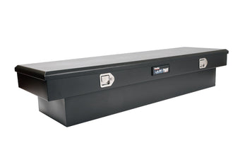 compare product DEE ZEE 8170SB Single Lid Black Steel Tool Box