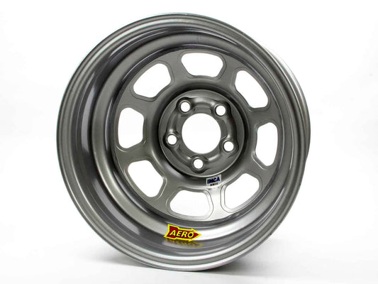 Aero Race Wheel 52-085010 15X8 1IN 5.00 SILVER