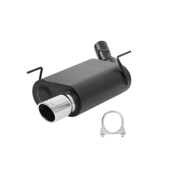 compare product Flowmaster 17421 American Thunder Axle-Back Exhaust Kit 2.5 Inch Aluminized Steel 4 Inch Polished 304 Stainless Steel Tips Compatible with 2005-2009 Ford Mustang 4.0L V6 Coupe or Convertible