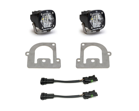 Baja Designs S1 Fog Pocket Kit - '21-22 Bronco Sport (Wide Cornering; Clear)