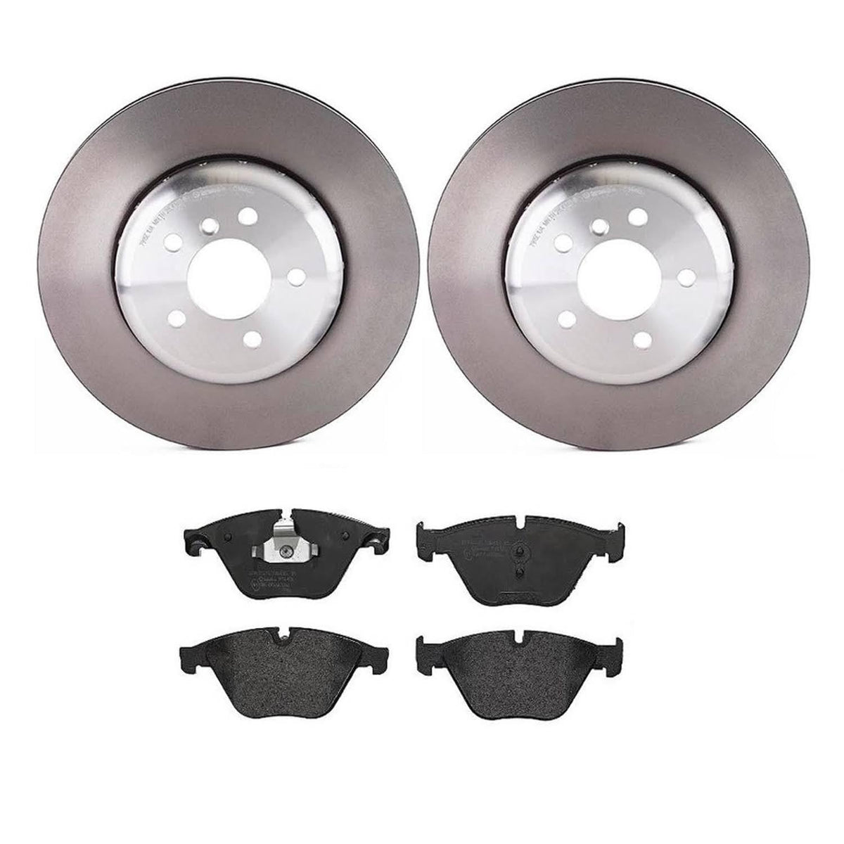 Brembo KT Series Premium Brake Kit (KT04390) for BMW 535d/535i/640i & Gran Coupe 2011–2019, ActiveHybrid 5 | High-Performance Brake Pads & Rotors | OE Fit