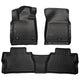 Husky Liners Weatherbeater Floor Mats | Fits 2014-2021 Toyota Tundra, Double CAB ONLY (Footwell Coverage) | Front & 2nd Row, 3-pc Black - 99561