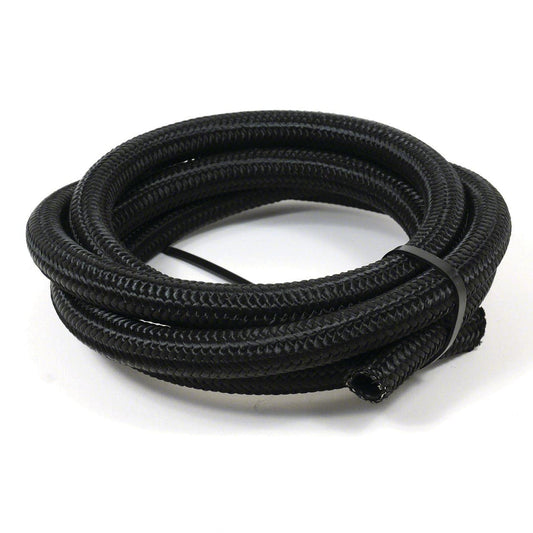 Hose, BLK Nylon SS BRD Hose, 12AN X 6