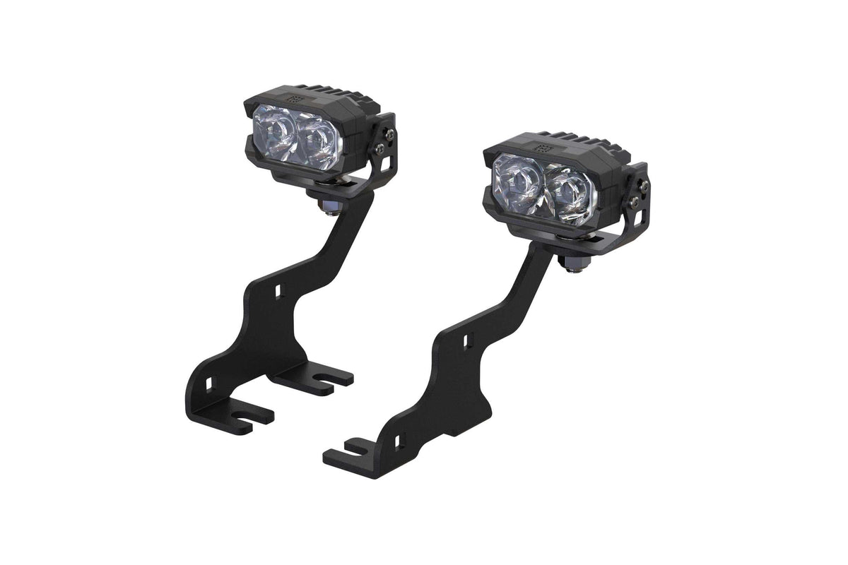 Morimoto 2Banger Ditch Light Kit: Fits Ford Raptor 10-14 (NCS Yellow Combo Beam)