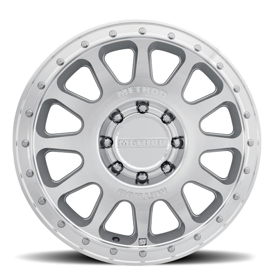 Method Race Wheels MR709 HD Bead Grip, 20x9, +12mm Offset, 8x6.5, 121.3mm Centerbore, Machined - Clear Coat