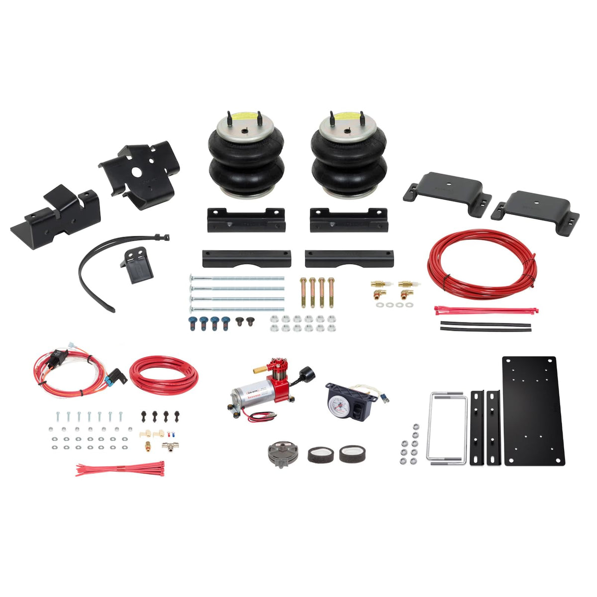Firestone Airide 2883 All-In-One Analog Rear Air Spring Kit fits 2014-2026 Ram 2500 without Factory Air Assist | Up to 5,000 lbs Load Capacity | 5-100 PSI | Easy Installation