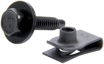 compare product Allstar Performance (ALL18558-50) Body Bolt Kit with Clips, Black, Pack of 50