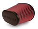 Airaid 721-479 Universal Clamp-On Air Filter: Oval Tapered; 6 in (152 mm) Flange ID; 7 in (178 mm) Height; 9 in x 7.25 in (229 mm x 184 mm) Base; 6.25 in x 3.75 in (159 mm x95 mm) Top