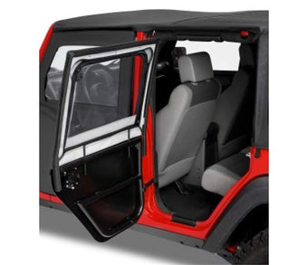 compare product Bestop Element Upper Doors 5180617 for Jeep Wrangler JK 4-Door 2007-2018