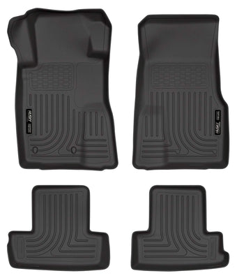 compare product Husky Liners Weatherbeater Floor Mats | Fits 2010-2014 Ford Mustang | Front & 2nd Row, 4-pc Black - 98371