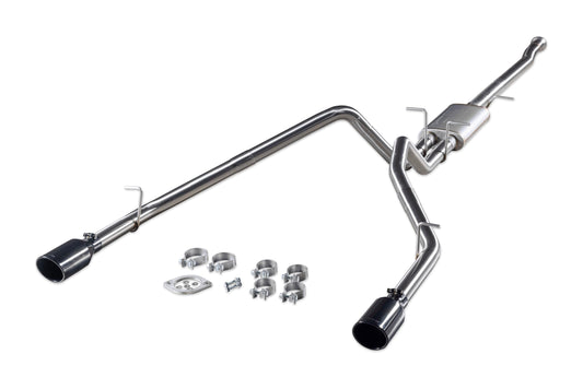 Flowmaster 737889 Signature Series Exhaust Kit 3 Inch 304 Stainless Steel 4.5 Inch Black Chrome Tips Compatible with 2019-2024 RAM 1500 New Body 5.7L with Factory Dual Exhaust 2 & 4WD All Wheelbases