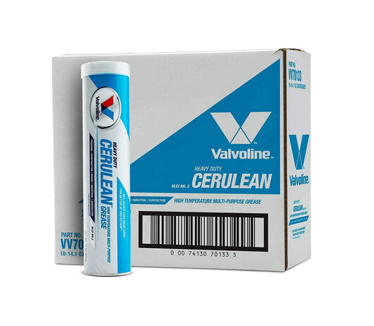 Valvoline Cerulean #2 Heavy Duty (HD) Grease 14.1 OZ Cartridge, Case of 10