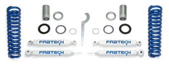 compare product Fabtech K7012 Basic Coilover Lift System w/Performance Shocks Adjustable 0-2.5 in. Lift Incl Coils Rear Performance Shocks All Required Hardware Basic Coilover Lift System