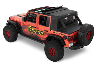compare product Bestop 5390417 Halftop Soft Top - Jeep '18-Current Wrangler JL 4-Door (Premium Black Twill)