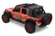 Bestop 5390417 Halftop Soft Top - Jeep '18-Current Wrangler JL 4-Door (Premium Black Twill)