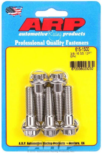 compare product ARP (615-1500) Hex Bolt, Stainless Steel