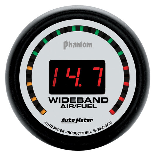 Auto Meter 5779 Phantom Wide Band Air Fuel Ratio Kit,2.3125 in.