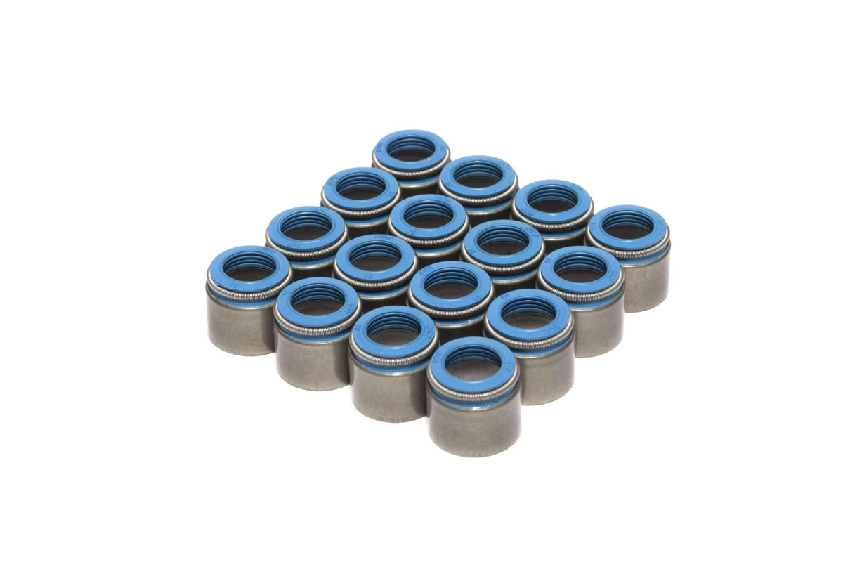 Comp Cams 520-16 Set of 16 Metal Body Viton Valve Seals for .530"" Guide Size, 5/16"" Valve Stem"