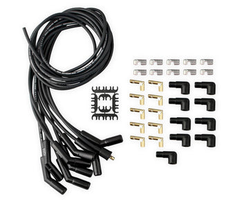compare product ACCEL 9002CK Extreme 9000 8mm Spark Plug Wire Set Black 135° Ceramic Boots