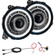 ORACLE Lighting 5839-504-PAU Oculus™ Bi-LED Projector Headlights for Jeep JL/JT - Graphite Metallic