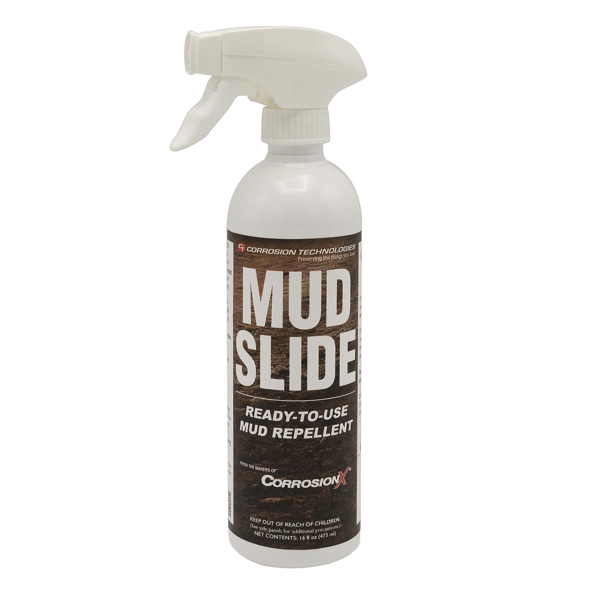 Corrosion Technologies Mud Slide, Non-Staining Repellent Spray, 16 fl oz