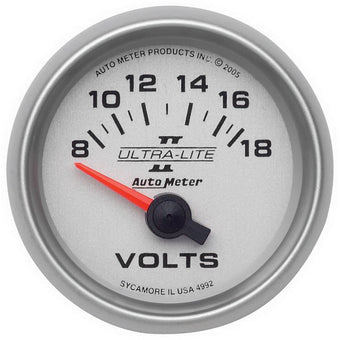 compare product Auto Meter 4992 Ultra-Lite II Voltmeter
