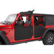 Bestop Full Fabric Doors Black Twill 5175017 for Jeep JL & JT 2018-2027