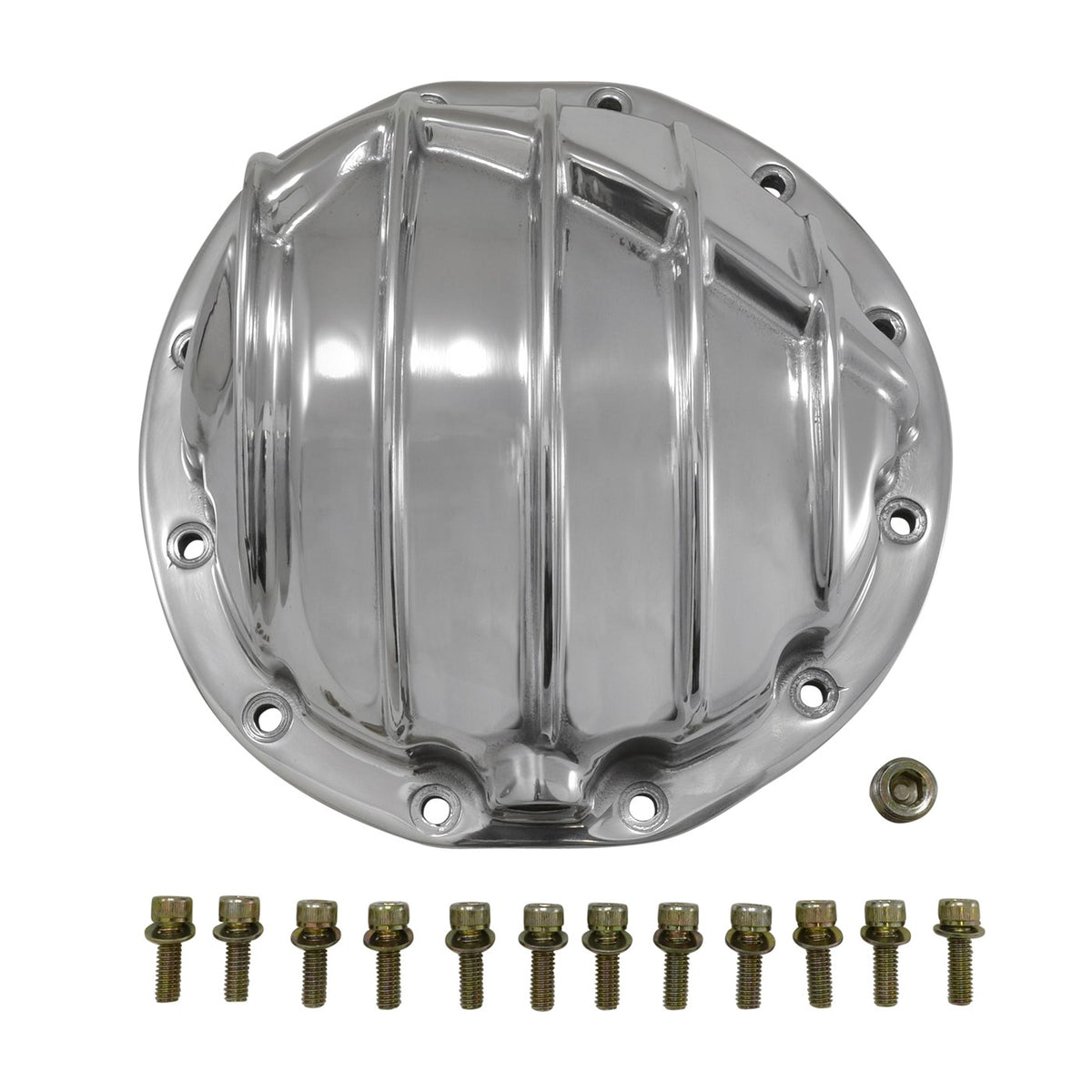 Yukon (YP C2-GM12P) Polished Aluminum Cover for GM 12-Bolt Car Differential
