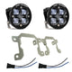 Baja Designs Squadron SAE Fog Pocket LED Light Kit fits Dodge Ram 2500/3500 Big Horn 2019-21 (Wide Cornering; Clear)
