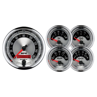 compare product Auto Meter 1202 American Muscle Kit Box - 5 Piece