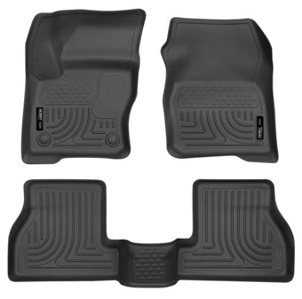 compare product Husky Liners Weatherbeater Floor Mats | Fits 2012-2015 Ford Focus | Front & 2nd Row, 3-pc Black - 98771