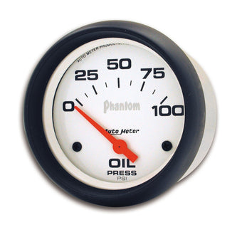 compare product Auto Meter 5827 Phantom Electric Oil Pressure Gauge, 2.625 in.