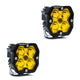 Baja Designs Squadron 2.0 Sport LED Light Pod Pair, Spot Beam, Amber