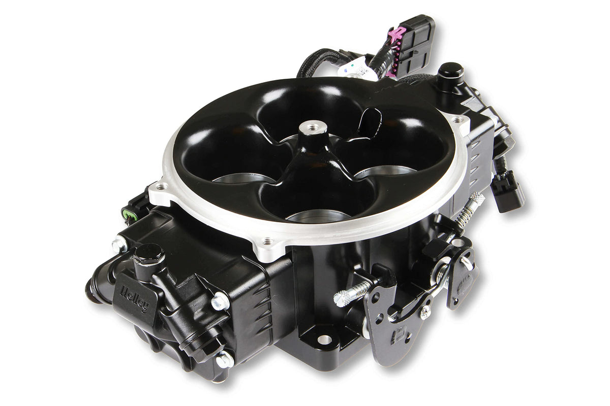 Holley 534-302: Terminator X Stealth Throttle Body 4500 8Inj Black