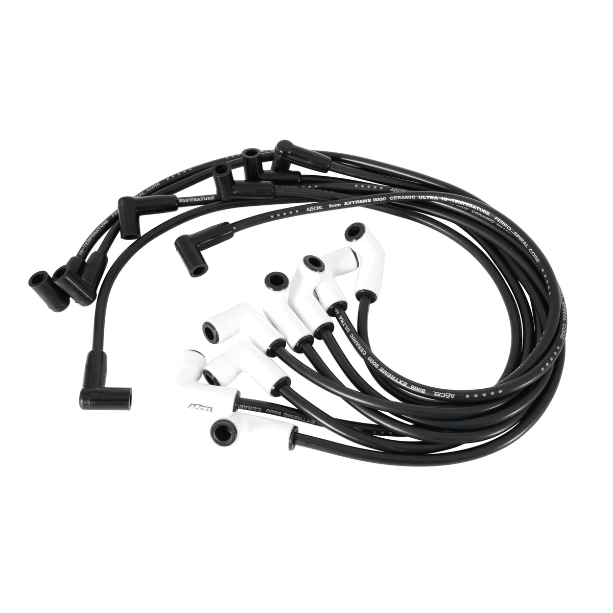 ACCEL 9011C Extreme 9000 Spark Plug Wire Set Ceramic Boot