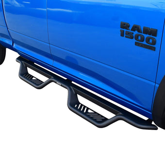 compare product Westin 20-13555 Outlaw Drop Nerf Bars Textured Black Pair