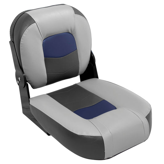 Wise 3305-1880 Pro-Angler Series 14" Center Seat Marble Grey/Blueberry/Charcoal